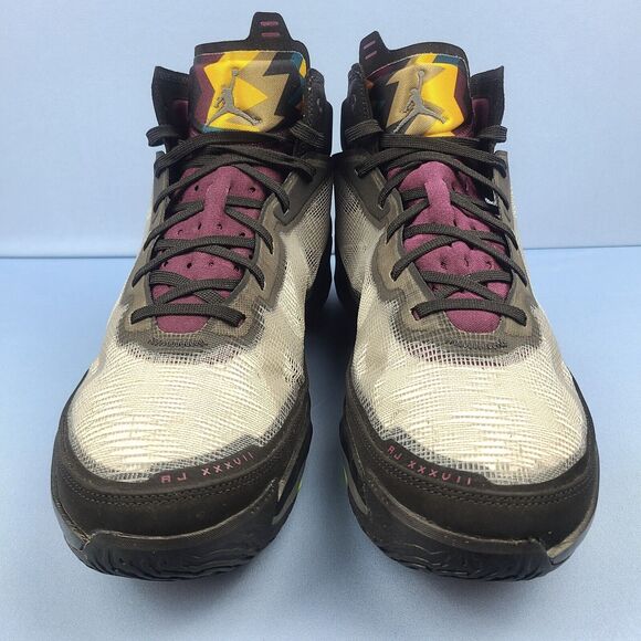 Air Jordan 37 XXXVII Mens Size 14 Bordeaux Basketball Shoes DD6958-001 - Picture 7 of 12